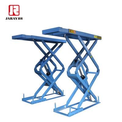 Yingkou Jaray New in Ground Scissor Lift for Car 3500kg Good Price Workshop Used Car Scissor Lift for Sale