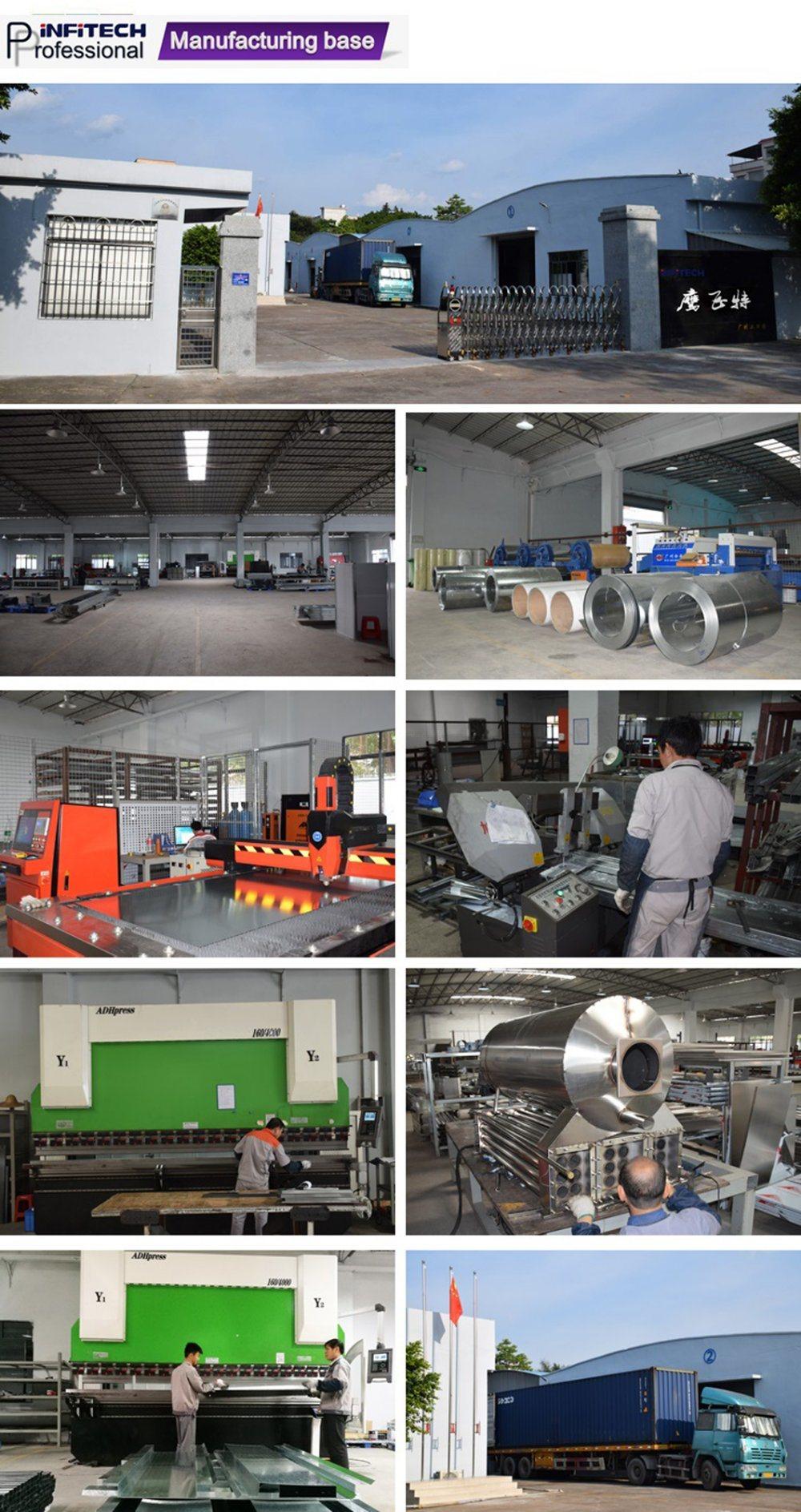 European Standard Car Preparation Booths with Infrared Baking Lamp for Automobile