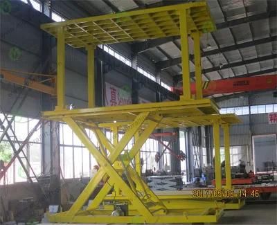 5500kg Hydraulic Scissor Car Lift for Underground Parking