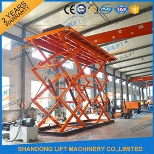 Heavy Duty Hydraulic Large Platform Scissor Car Lift for Sale