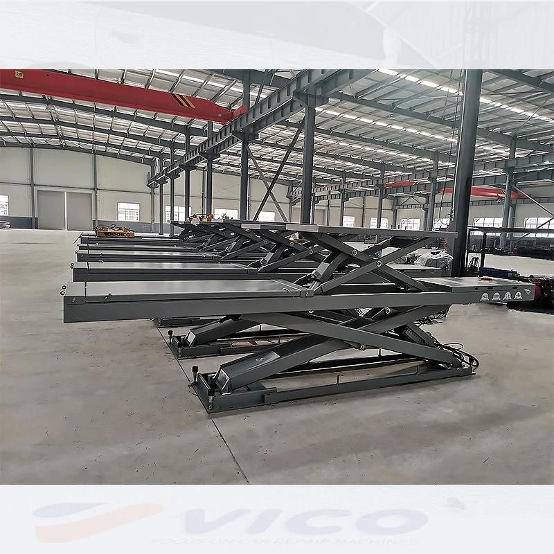 Vico Car Maintenance Lift Hydraulic Scissor Lift in Ground Hoist