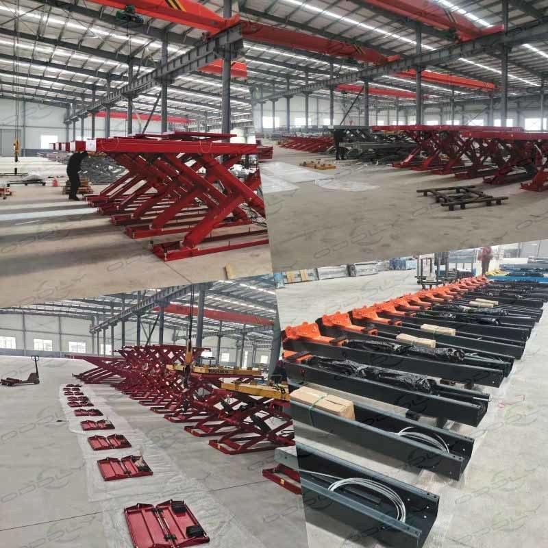 3000kg on Ground Low-Profile Scissor Lift with CE and En