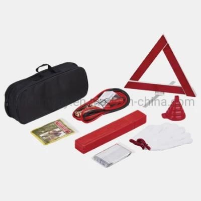 Car Repairing Tool Kit Emergency Auto Repair Set Car Tool Kit Warning Triangle Car Road Safety Emergency Tool Kit