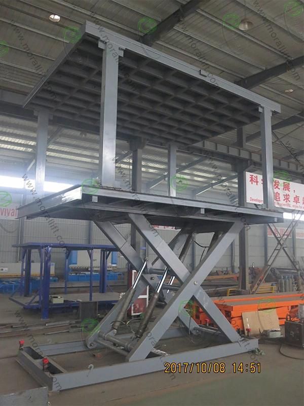 Garage Invisible Parking Double Deck Car Lift