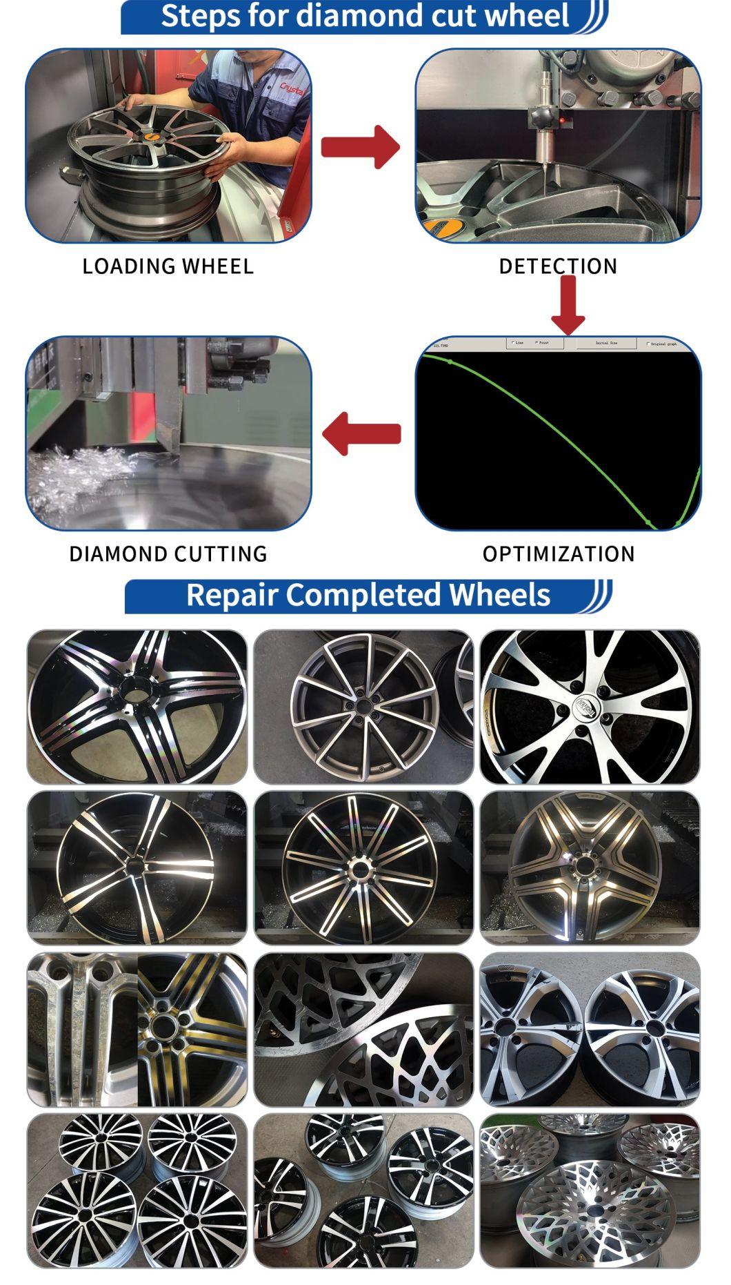 Hot Sale CNC Lathe Machine Alloy Wheel Diamond Repair