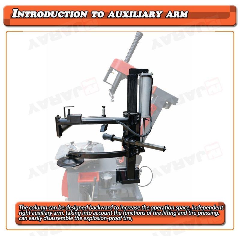 2021 Yingkou Jaray Explosion-Proof Tire Removal Equipment, Column Tilt Back Type Tire Changer, Independent Inflation Tire Changer