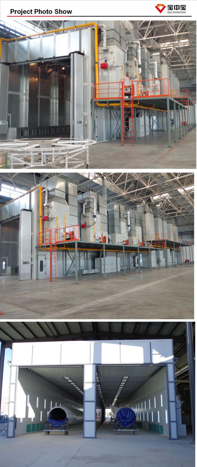 Wind Power: Spraybooths for Blades and Nacelles China Spray Booth