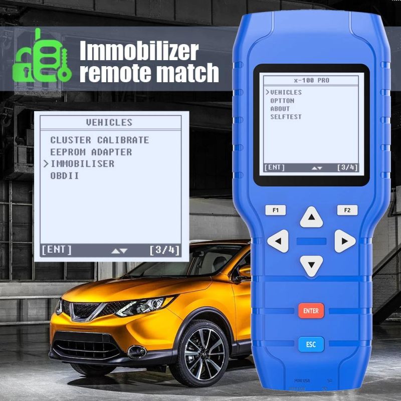 Obdstar X-100 X100 PRO Auto Key Programmer (C+D) Type for IMMO+Odometer+OBD Software Get Free Pic and Eeprom 2-in-1 Adapter