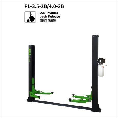 Puli Two Post Car Lifts with 4 Ton Vehicle Lift High Quality Car Elevator Pl-4.0-2B