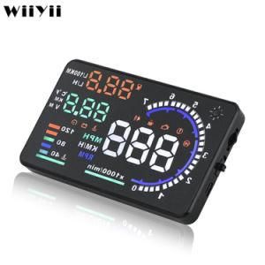 Mini LED Windshield Projector 5.5 Inch Car Hud Speed Limiter A8 Head up Display