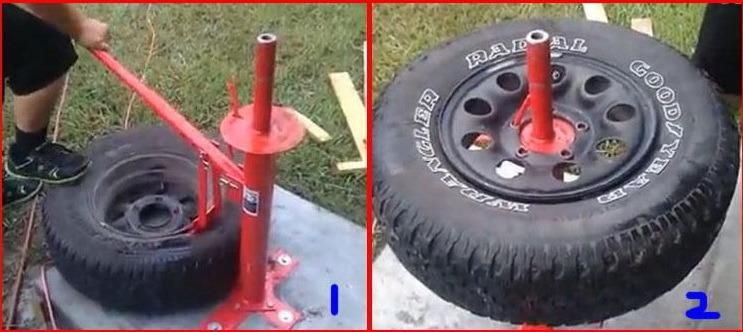 Manual Tyre Changer for 15inch to 21inch Car Tyres