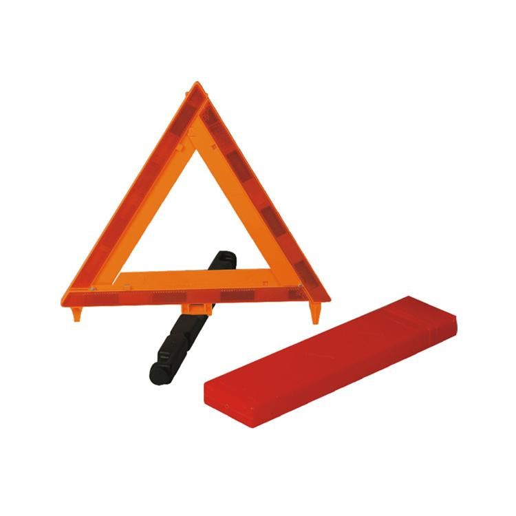 Tripod Collapsible Easily Carried Safety Road Warning Sign Night Visual Warning Triangle