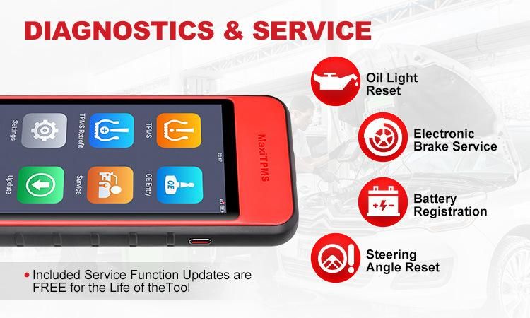 Autel Maxitpms Its600 Complete TPMS Service and Diagnostics Tablet 2022 Tire Pressure Tester