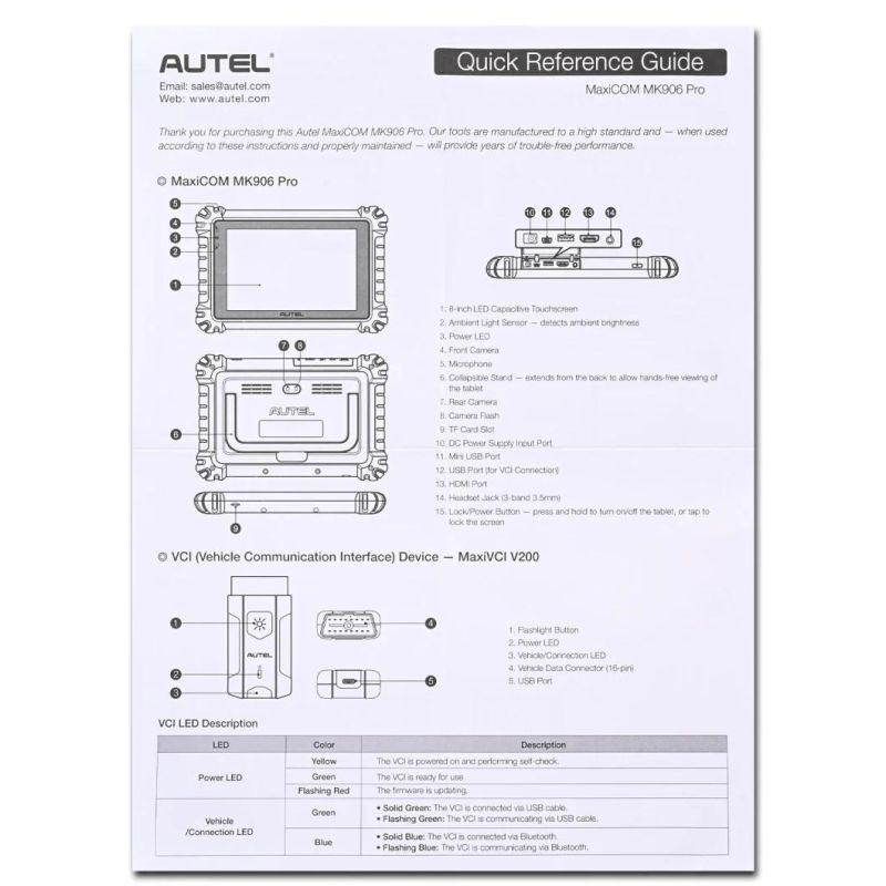 2022 New Autel Mk906PRO OBD2 Full System Scanner Support Multi-Language Diagnostic Tool OBD Scan Tool, Scanner, OBD