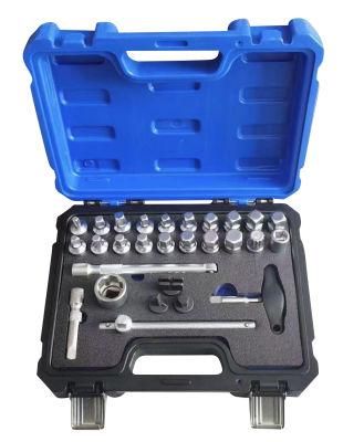 Auto Engine Timing Tool for 28PC Master Oil Pan Screw Removal Tool Drain Plug Set