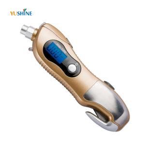 High Accuracy Tire Air Pressure Gauge with Safety Hammer