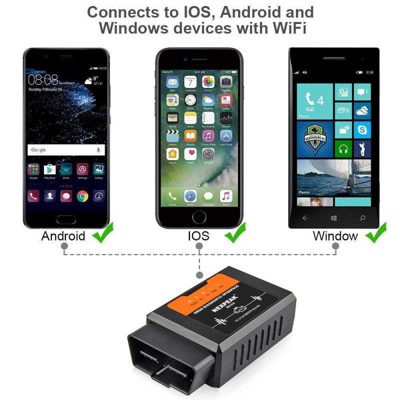 Nexpeak Elm327 V 1.5 OBD2 Scanner Bluetooth Nx101 PRO with Pic18f25K80 Chip for Android OBD 2 Car Diagnostic Tool OBD2 Scanner Tool