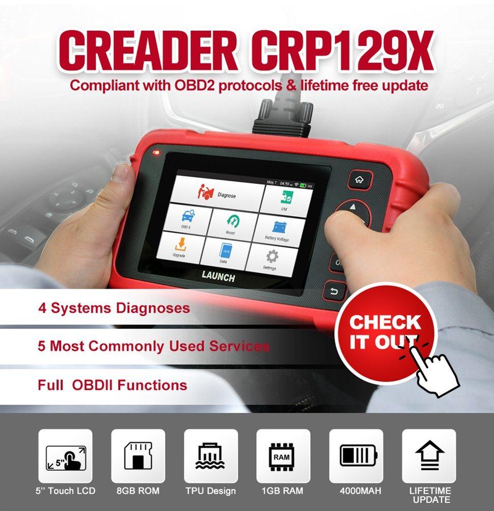 Crp 129 Premium Crp 129e Launch Escanner Launch 129X Better Than Launch OBD2 Scanner Crp129e
