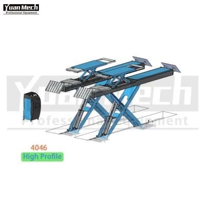 Hydraulic Scissor Lift Stage Car Lift with Wheel-Alignment