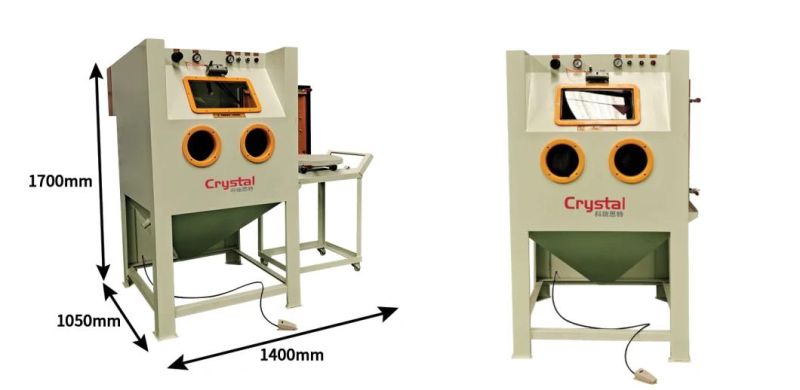 Sbm40 Dustless Manual Wet Sand Blasting Cabinet Water Vapour Sandblasting Machine