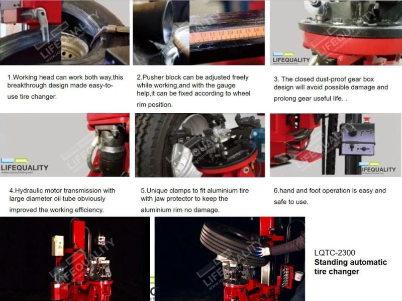 14"-42" Stand Type Heavy Duty Automatic Truck Tire Changer Machine