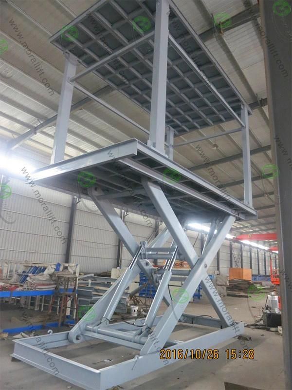 Heavy Loading Scissor Car Double Platform for Parking