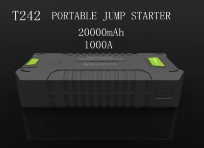 Portable Emergency Power Booster Car Battery Jump Starter for Charing/Lighting