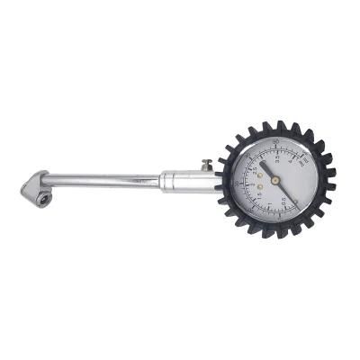 High Low Factory 0-250 Psi Tyre Pressure Gauge with Chuck for Car, Truck, Motor