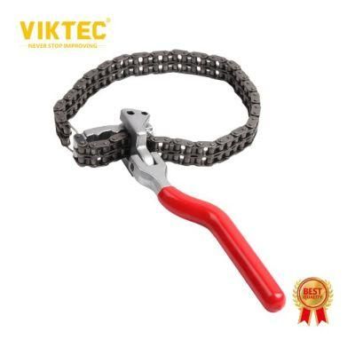 Automotive Oil Tool for Heavy Duty Oil Filter Chain Wrench 60-160 mm (VT14023)