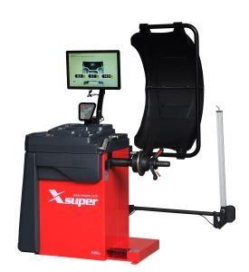 Laser Line Wheel Balancer with LCD Screen Auto Width Gauge