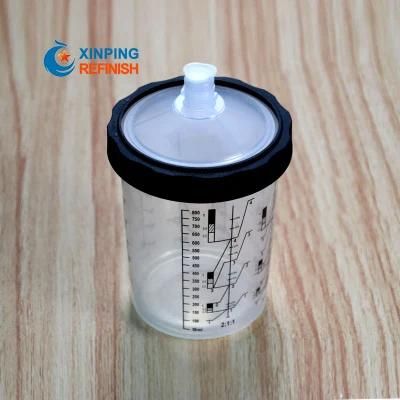 800ml Disposable Air Spray Gun Paint Mixing Cups Pray Gun Replacement Paint Mixing Plastic PP Disposable Inner Cup