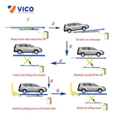 Vico Vehicle Body Frame Machine Car Straightener Equipment