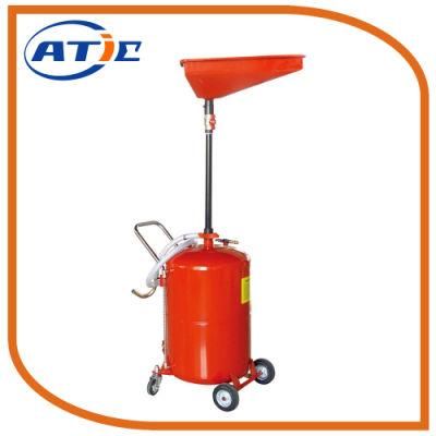 65L Waste Oil Drainer, Oil Drain Tank with Adjustable Tray