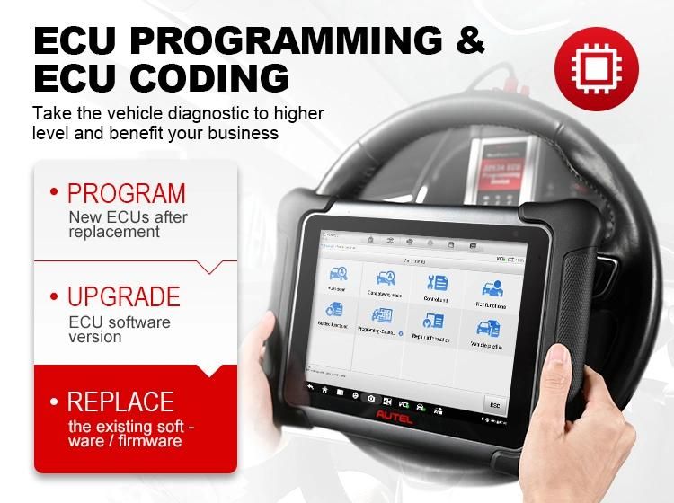 Autel Maxisys Elite II Diagnostic Tool Support J2534 ECU Programming with Upgraded Premium Hardware (Upgraded Version of Maxisys Elite)