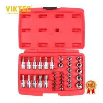 34PC 3/8&rdquor; Star Socket &amp; Bits Socket Set (VT13357)