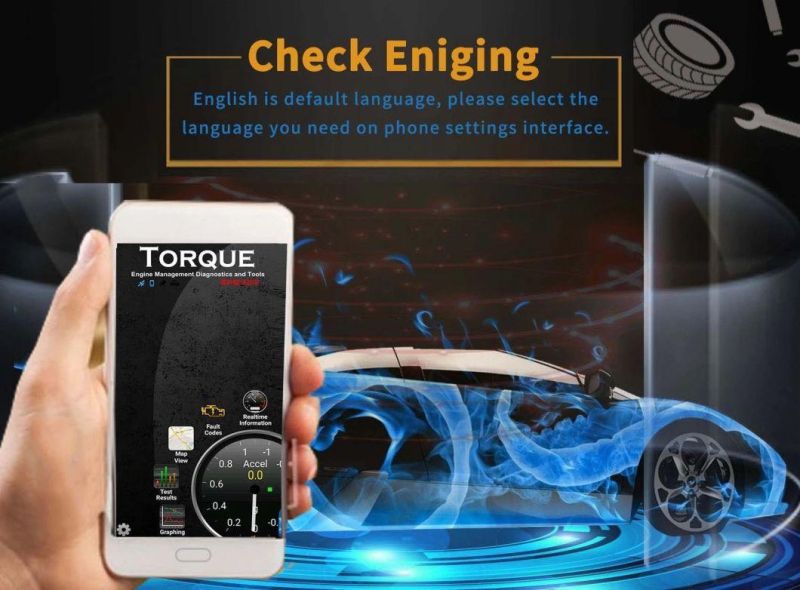 Turque Free Used Auto Diagnostic Tool OBD WiFi Bluetooth for 12V Gasoline Cars and Diesel Cars