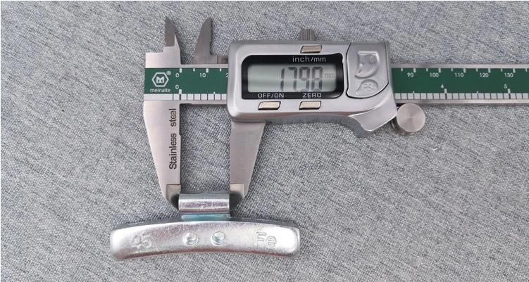 Car Accessory/ Auto Accessories Wheel Weight for Steel Fe Clip-on 5g to 60g with Zinc Plated
