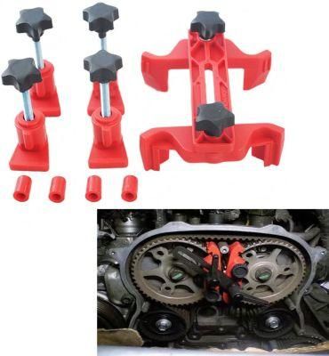 9PCS Cam Lock Tool Car Auto Dual Cam Clamp Camshaft Engine Timing Sprocket Gear Locking Tool Kit