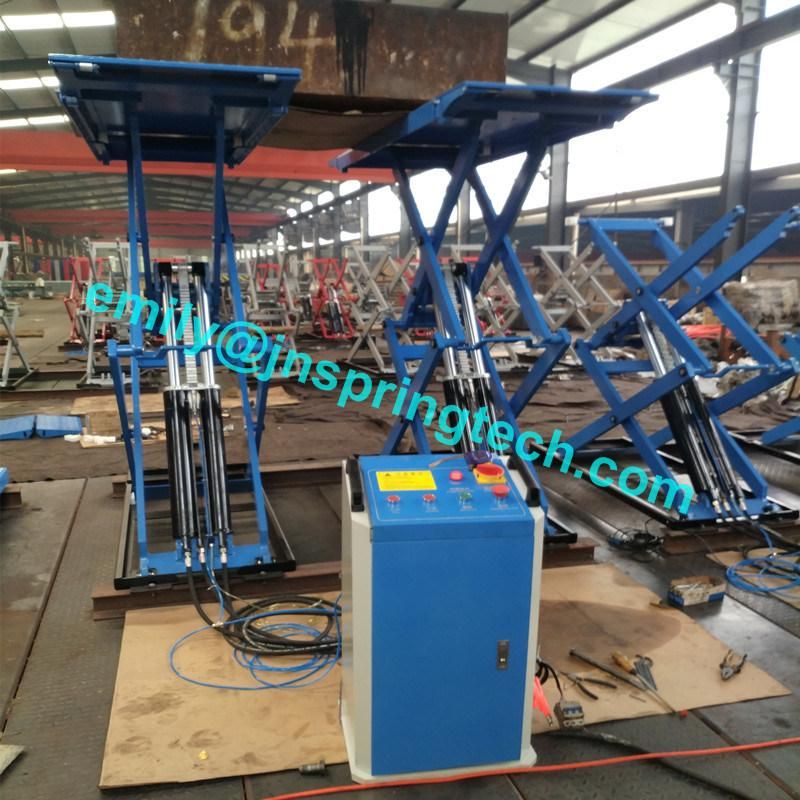 Ultra Thin Scissor Car Lift with 3t Load and 1900mm Height Sp-CB3000