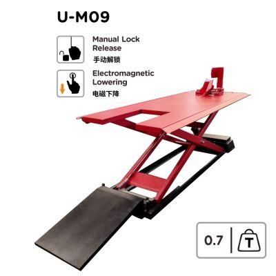 Hydraulic Scissor Lift Table for Repairing U-M09 Electrical Motorcycle Lift Table