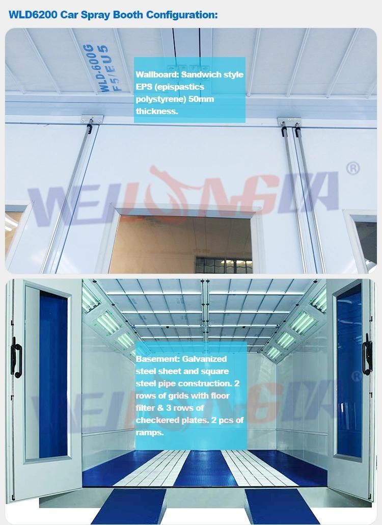 Wld6200 Cost Effective Paint Spray Booth From China