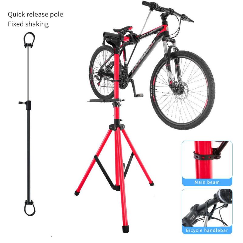 Bike Repair Stand Home Foldable Height Adjustable Aluminum Alloy Bike Workstand with Quick Release