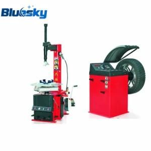 Used Semi-Automatic Pneumatic Tire Changer and Wheel Balancer