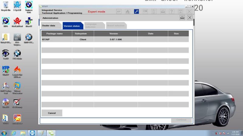 Icom Next a+B+C New Generation of Icom A2 with V2022.03 Win7 System Installed on DELL D630 Laptop 4GB Memory for BMW