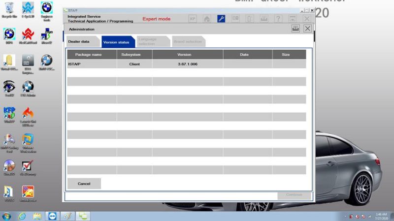 Icom Next a+B+C New Generation of Icom A2 with V2022.03 Win7 System Installed on DELL D630 Laptop 4GB Memory for BMW 