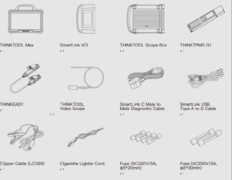 Thinktool Max Professional Diagnostic and Programming Device for Trucks and Passenger Vehicles