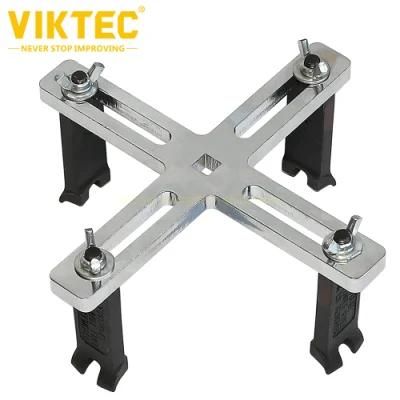 Viktec Adjustable 4 Jaws Fuel Pump Sender Cover Remove Spanner Tool 55mm-160mm Fuel Tank Lid Wrench (VT01839)