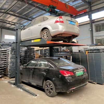 Double Stacker Home Garage Two Post Car Parking Lift