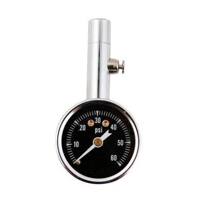Customized Acceptable 60psi Small Size Dial Car Tire Pressure Gauge