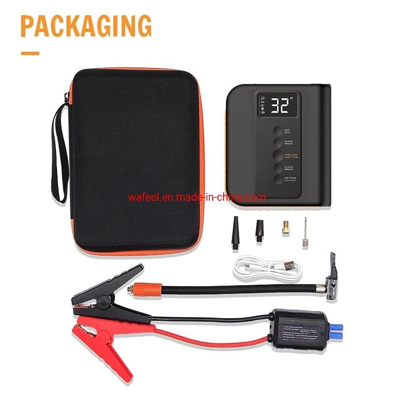 4 in 1 Multi-Functional 12V Car Jump Starter 8800mAh with Air Compressor